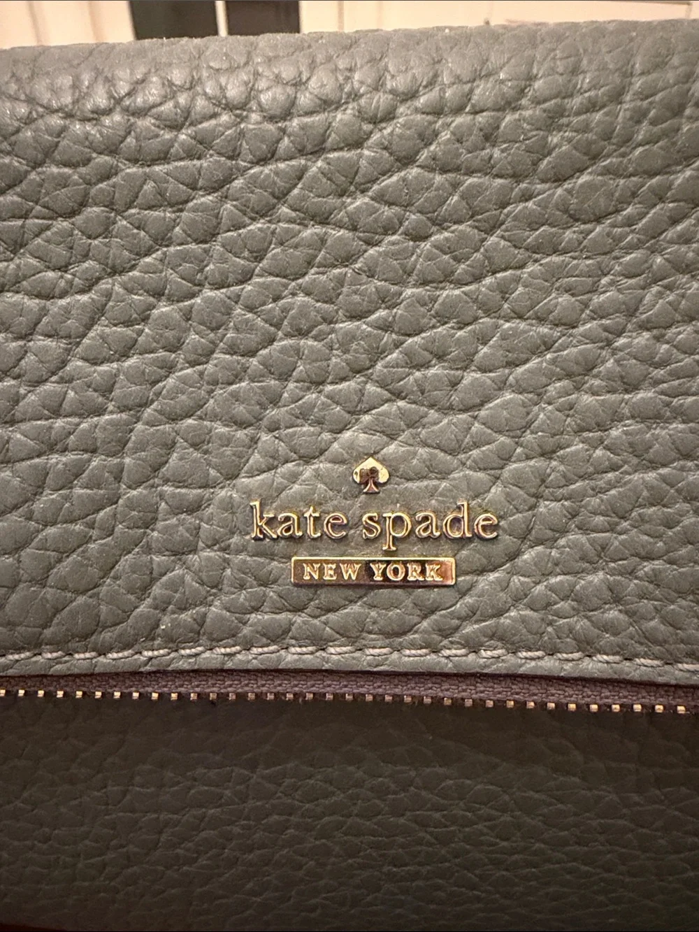 kate spade Slate Blue Pebbled Leather Crossbody
